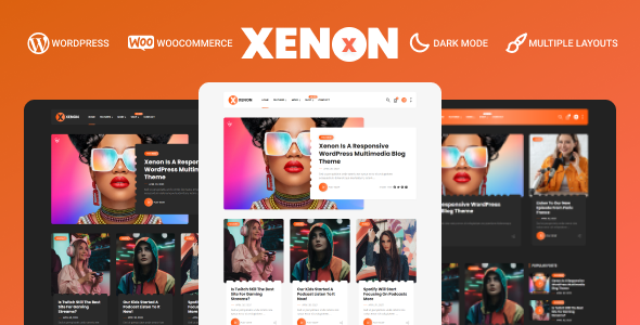 Xenon - Audio / Video Podcast & Blog WordPress Theme Logo